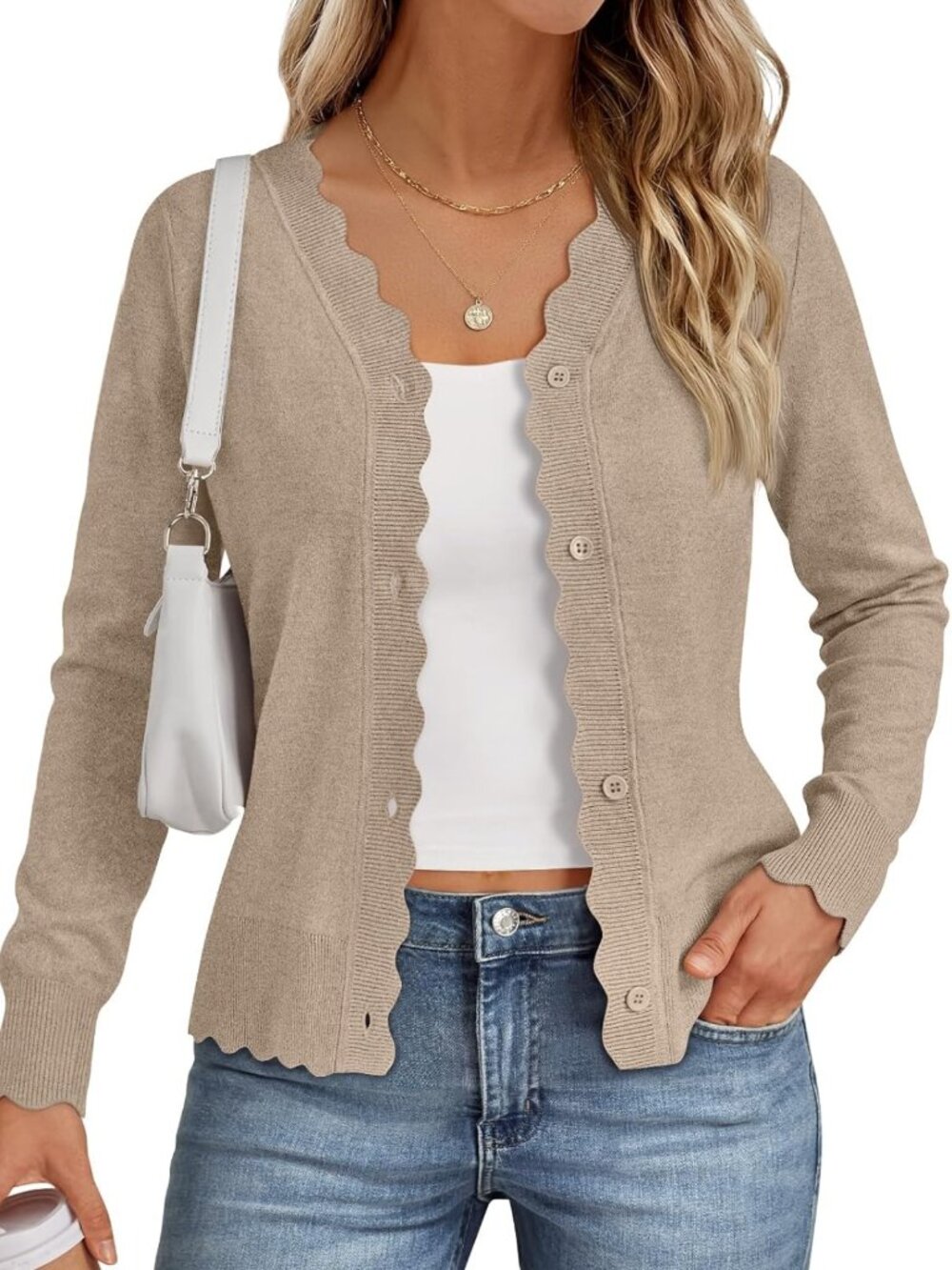 Lightweight Long Sleeve Cardigan Sweater for Women - Cozy & Stylish Layering